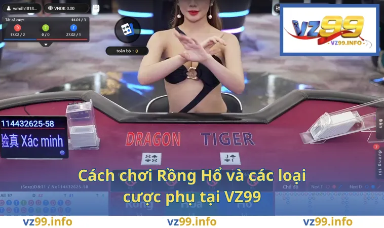 Cách chơi Rồng Hổ và các loại cược phụ tại VZ99